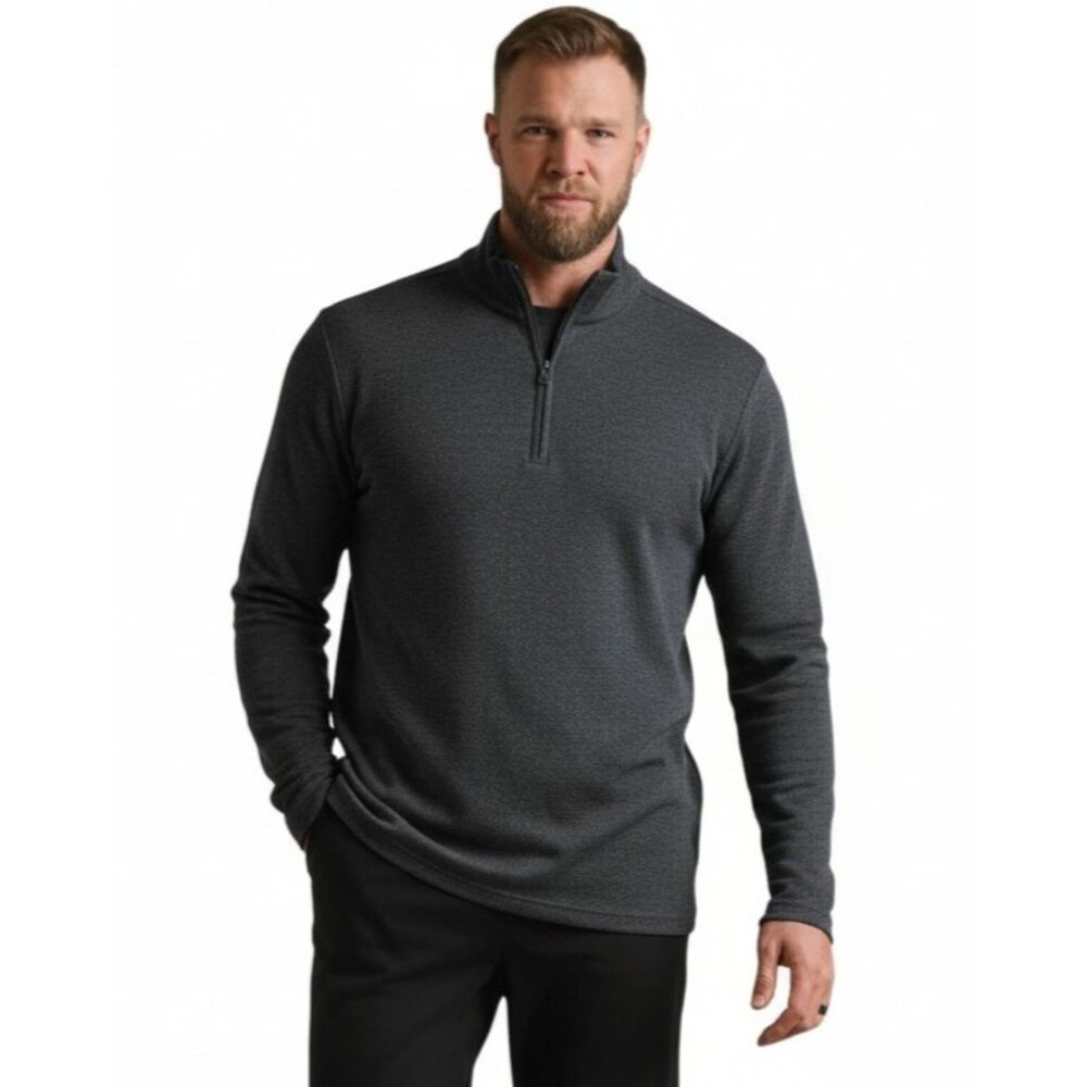Joe Joseph Abboud Gray 1/4 Zip Pullover Sweater Men’s Size 3XL